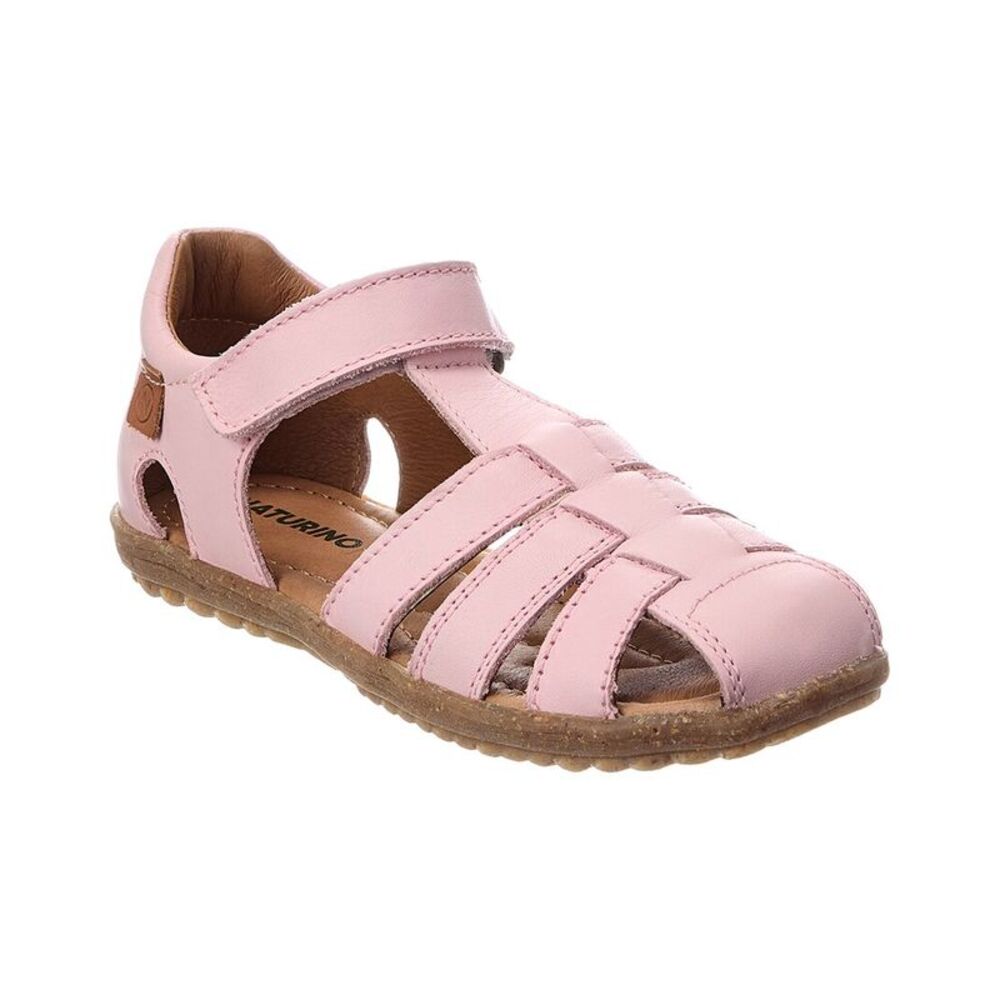 Naturino See Leather Sandal, Pink